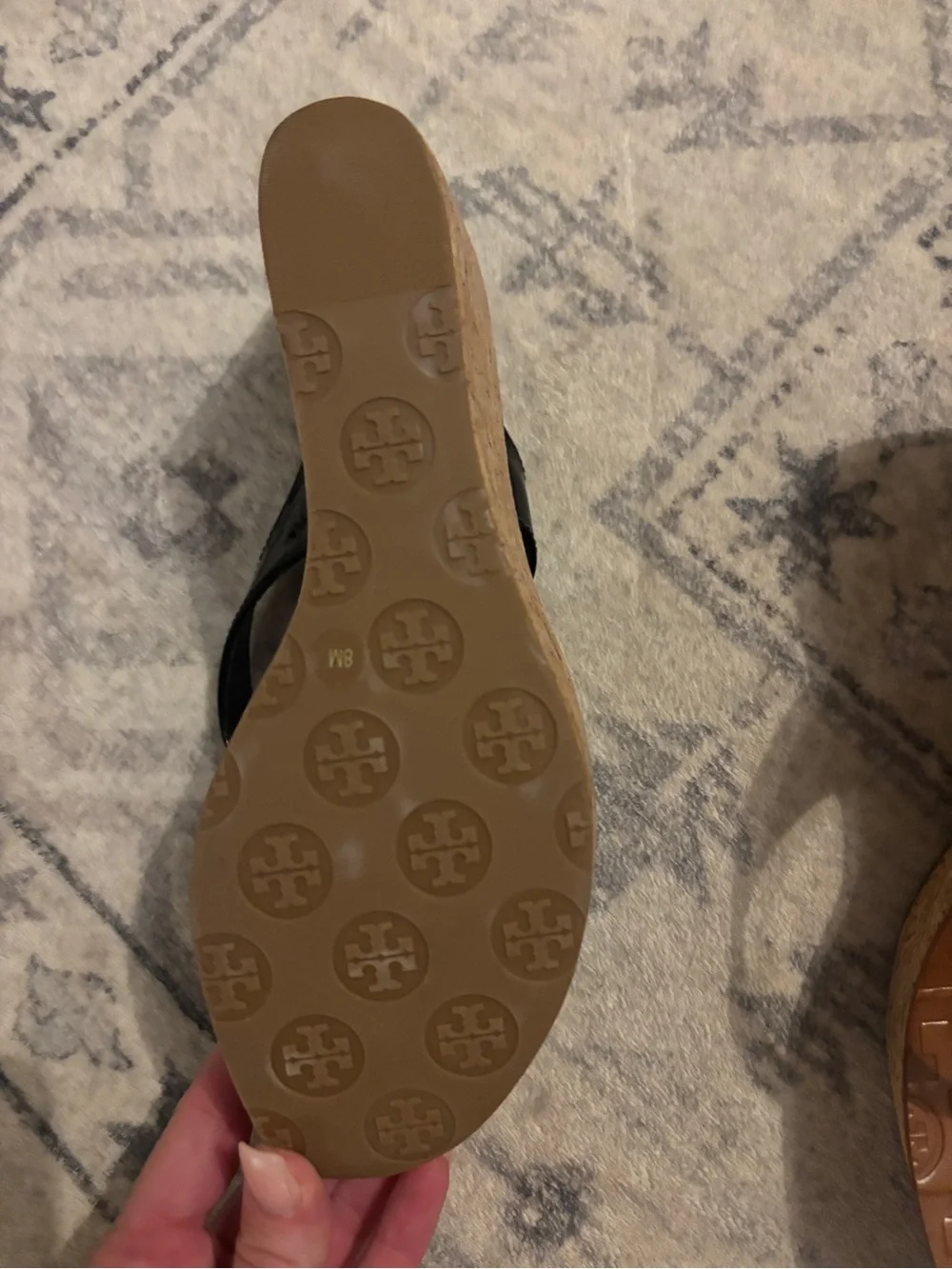 Tory Burch brown patent